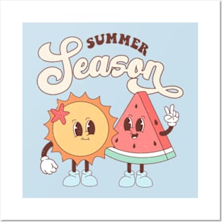 Summer Season Posters and Art